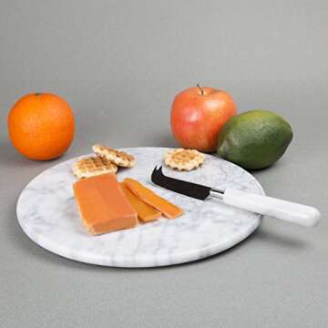Creative Home Luxury Handcrafted Marble Serving Board