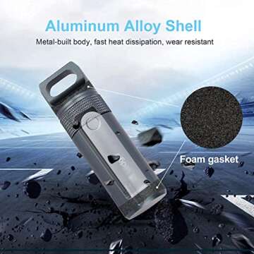 Compatible-Ledger-Nano-Case-Cryptocurrency,BKING-BOX Case for Ledger Nano S X S Plus Crypto Hardware Wallet,YubiKey Accessory Case,Fireproof-Waterproof Accessory Case,Protect Crypto Walle (Grey)