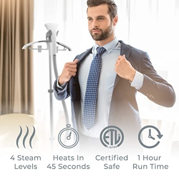 Pure Enrichment PureSteam Pro - Ultimate Upright Clothes Steamer