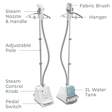Pure Enrichment PureSteam Pro - Ultimate Upright Clothes Steamer