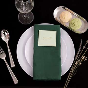 PULOTE Premium Disposable Plates for Weddings and Parties