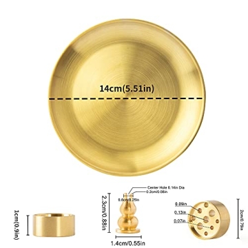 Versatile Incense Burner - 3 in 1 Design for All Types