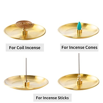 Versatile Incense Burner - 3 in 1 Design for All Types
