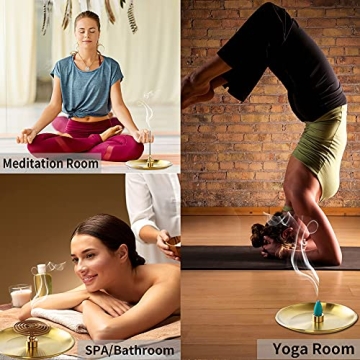 Versatile Incense Burner - 3 in 1 Design for All Types