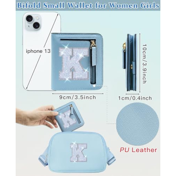 COSHAYSOO Minimalist RFID Tiny Wallet with Pocket