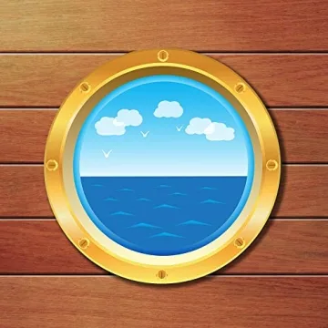 Cruise Ship Porthole Stickers for Nautical Decor
