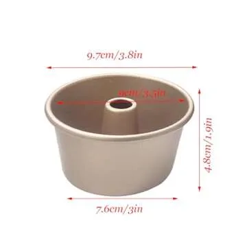 MGGi Nonstick Fluted Tube Cake Pans - 4 Pcs Set