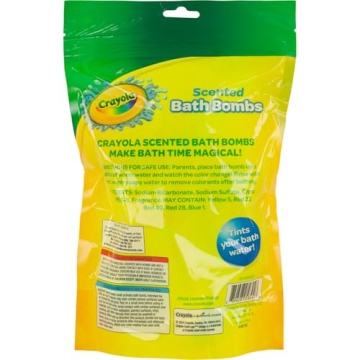Crayola Colorful Scented Bath Bombs for Kids