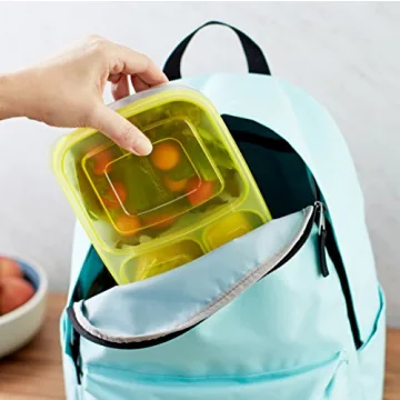 Amazon Basics Bento Lunch Box Containers Set of 4