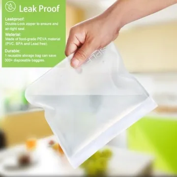 SPLF Reusable Storage Bags - Eco-Friendly Food Storage Options
