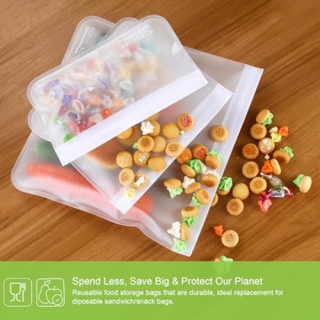SPLF Reusable Storage Bags - Eco-Friendly Food Storage Options