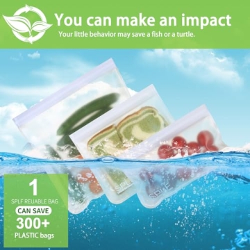 SPLF Reusable Storage Bags - Eco-Friendly Food Storage Options