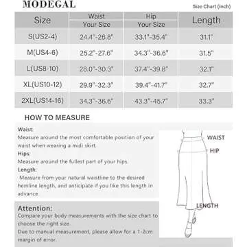Women's Satin High Waist Hidden Elasticized Waistband FlaBeige Casual A Line Midi Skirt