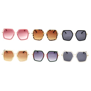 GAMT Oversized Square Sunglasses for Trendy Women