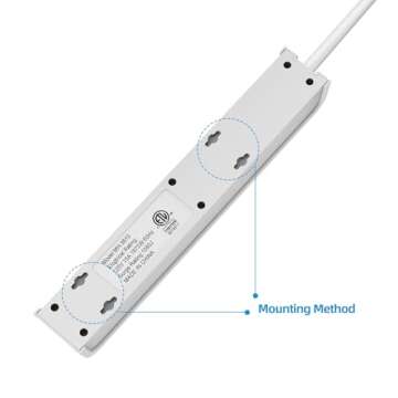 6-Outlet Surge Protector with 6 Feet Extension Cord