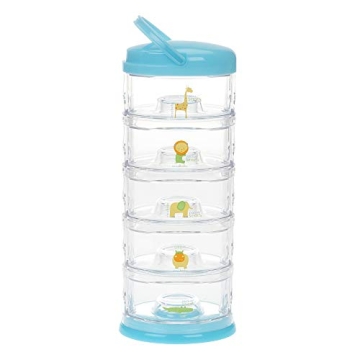 Innobaby Packin' Smart Stackable and Portable Storage System for Formula, Baby Snacks and More. 5 St...