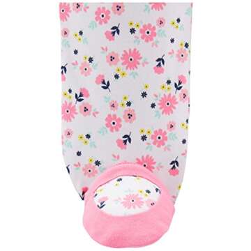 Simple Joys by Carter's Baby 3-Pack Sleep and Play, Mint Green Floral/Navy Dots/White Flowers, Newbo...