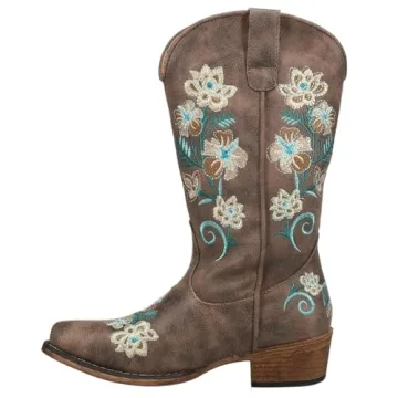 ROPER Women's Riley Floral Boots Comfortable Stylish Snip Toe