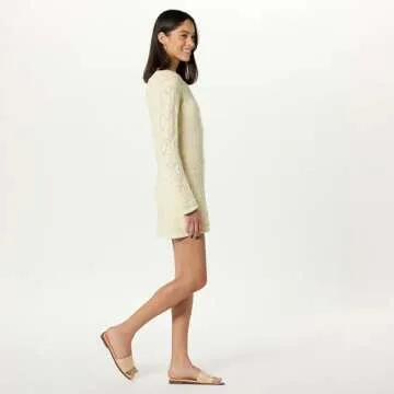 Stylish Laney Crochet Micro Mini Dress for Women