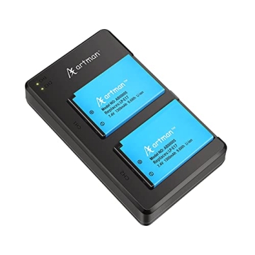 Artman LP-E17 Battery Pack & Dual Charger for Canon