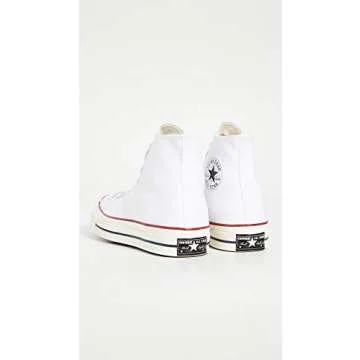 Converse Chuck Taylor '70s High Top Sneakers, White/Garnet/Egret, 8 US Women/8 US Men