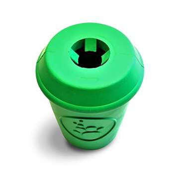 SodaPup Coffee Cup – Durable Dog Treat Dispenser & Chew Toy Made in USA from Non-Toxic, Pet Safe, ...