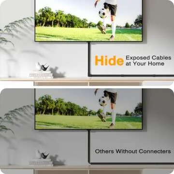 Cable Hider, 157in Delamu Cord Hider Wall for Wall Mounted TV, Wire Hider Kit, Paintable Cable Concealer Raceway Management for Home & Office, 10XL15.7 W0.95 H0.55in, Black