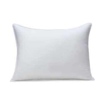 Amazon Basics Down Alternative Pillow for Back Side Sleepers, Medium Density, Standard Size, 26" x 20", 2-Pack, White