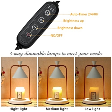 SunnyLisa Candle Warmer Lamp – Elegant Aromatic Distinction