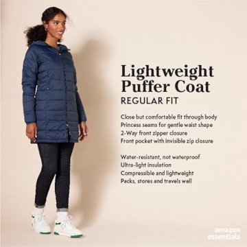 Lightweight Women's Hooded Puffer Coat for Winter