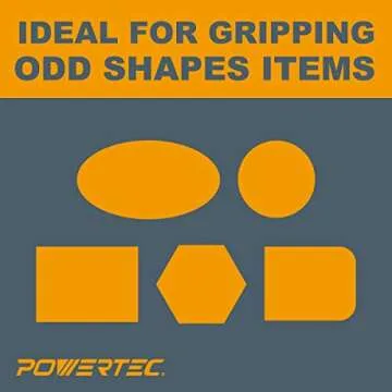 POWERTEC Strap Clamps for Woodworking – Quick Release Band Clamps, Adjustable Picture Frame Clamp, 13 ft Strap Belt Clamps for Cabinets and Drawers (71017)