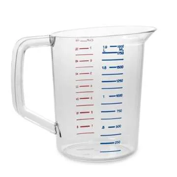 Rubbermaid Bouncer Clear Measuring Cup 8-Cup for Any Kitchen