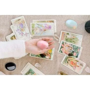 LAIDANLA Amethyst 2.4" Large Palm Stone Healing Crystals Natural Gemstones Calming Effects Energy Balancing Reiki Polished Worry Stone Cleansing Protection Anxiety Stress Relief Therapy 1PC