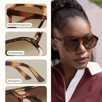 livho Polarized Aviator Sunglasses for Men and Women