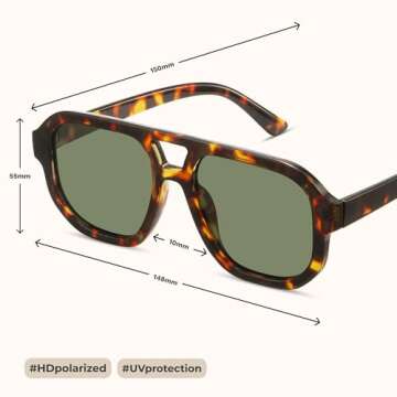 livho Polarized Aviator Sunglasses for Men and Women