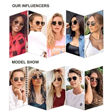 Stylish SOJOS Retro Round Polarized Sunglasses for All
