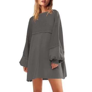 Chic Panadila Women's Oversized Sweatshirt Dress for All Occasions