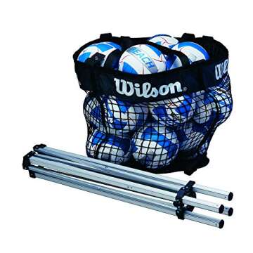 Wilson Beach Volleyball Cart - Holds Up to 24 Volleyballs