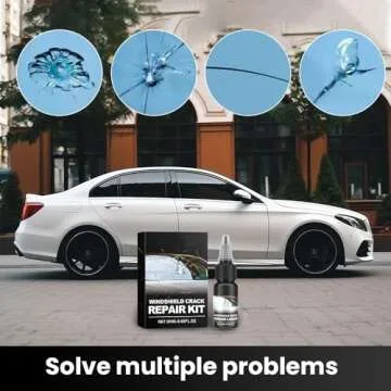 Eadwe 2025 New Windshield Repair Kit, Windshield Crack Repair Fluid Window Automotive Windscreen Tool, Car Glass Repair Glue Scratch Chip Cracks Repair Kit (1PCS)