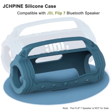 Silicone Cover Case for JBL Flip 7 Portable Bluetooth Speaker, Accessories for JBL Flip 7 Bold Pro A...