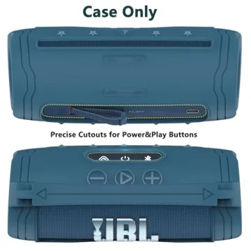 Silicone Cover Case for JBL Flip 7 Speaker with Handle