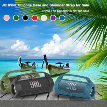Silicone Cover Case for JBL Flip 7 Speaker with Handle