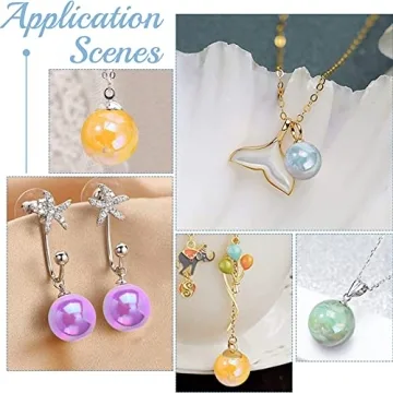 100pcs Vibrant Acrylic Round Beads for Jewelry Making