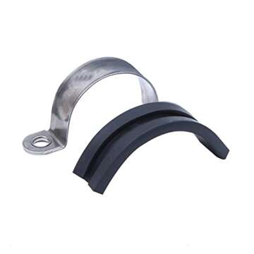 WYSIWYKA 10pcs U-Tube Strap Clamps for Tubes & Pipes