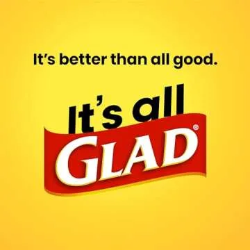 Glad ForceFlex Tall Kitchen Trash Bags, 13 Gallon, Gain Fresh Clean, 40 Count (Package May Vary)