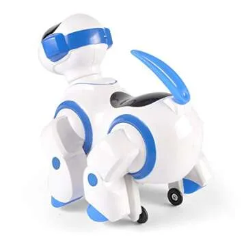 Liberty Imports Smart Robot Dog Toy - Bump and Go Electronic Pet Puppy - Walks, Dances with Lights and Sounds for Kids, Boys, Girls