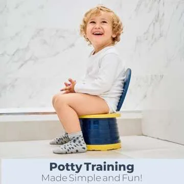 Travel Potty for Toddlers - Portable Toilet for Road Trips and Home Use