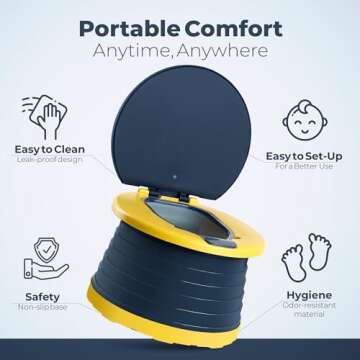 Travel Potty for Toddlers - Portable and Compact