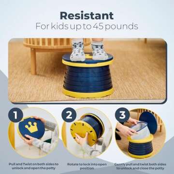 Travel Potty for Toddlers - Portable and Compact