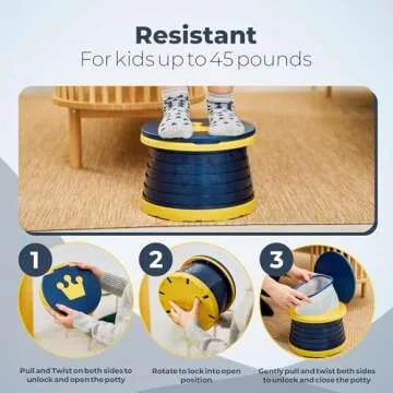 Travel Potty for Toddlers - Portable and Compact